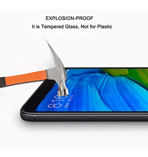 Xiaomi Redmi 5 Plus Tempered Glass 9H Full Glue Edge to Edge High quality Protective Glass Film Screen Protector - Black 1