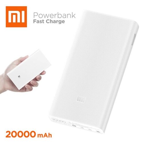 Xiaomi Mi 20000mAh Power Bank 2C Dual USB- White (1)