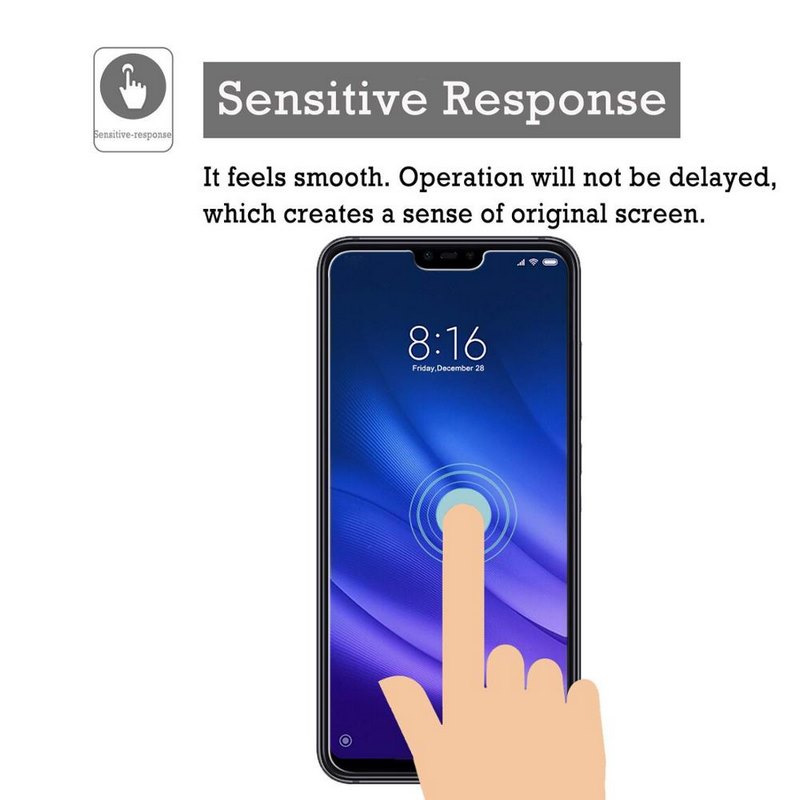 Xiaomi-Mi-8-Lite- Screen-Protector - Sensitive Response