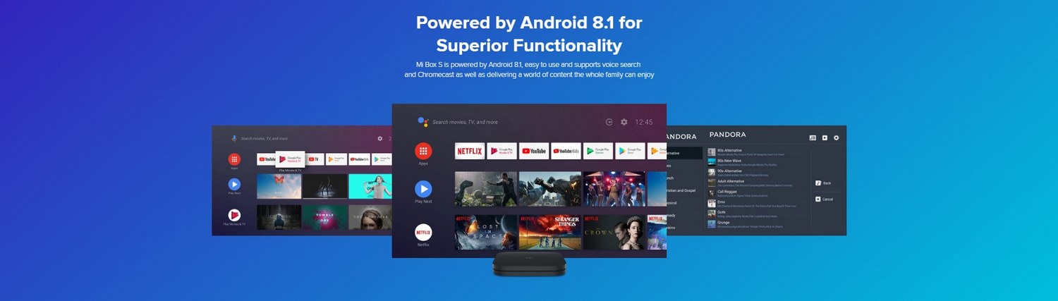 Xiaomi-Mi-Box-S-4K-Tv-Banner - Powered by Android 8.1 (Oreo)