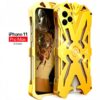 Apple iPhone 11 Pro Max Aviation Aluminum Alloy Shockproof Armor Metal Case Cover - Gold