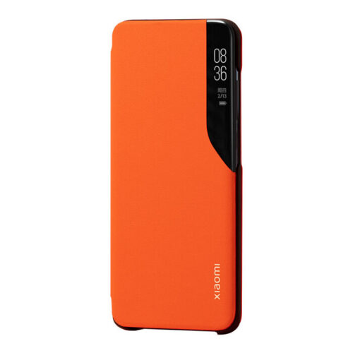 XIAOMI-MI-10-PRO-SMART-MIRROR-VIEW-FLIP-COVER-ORANGE