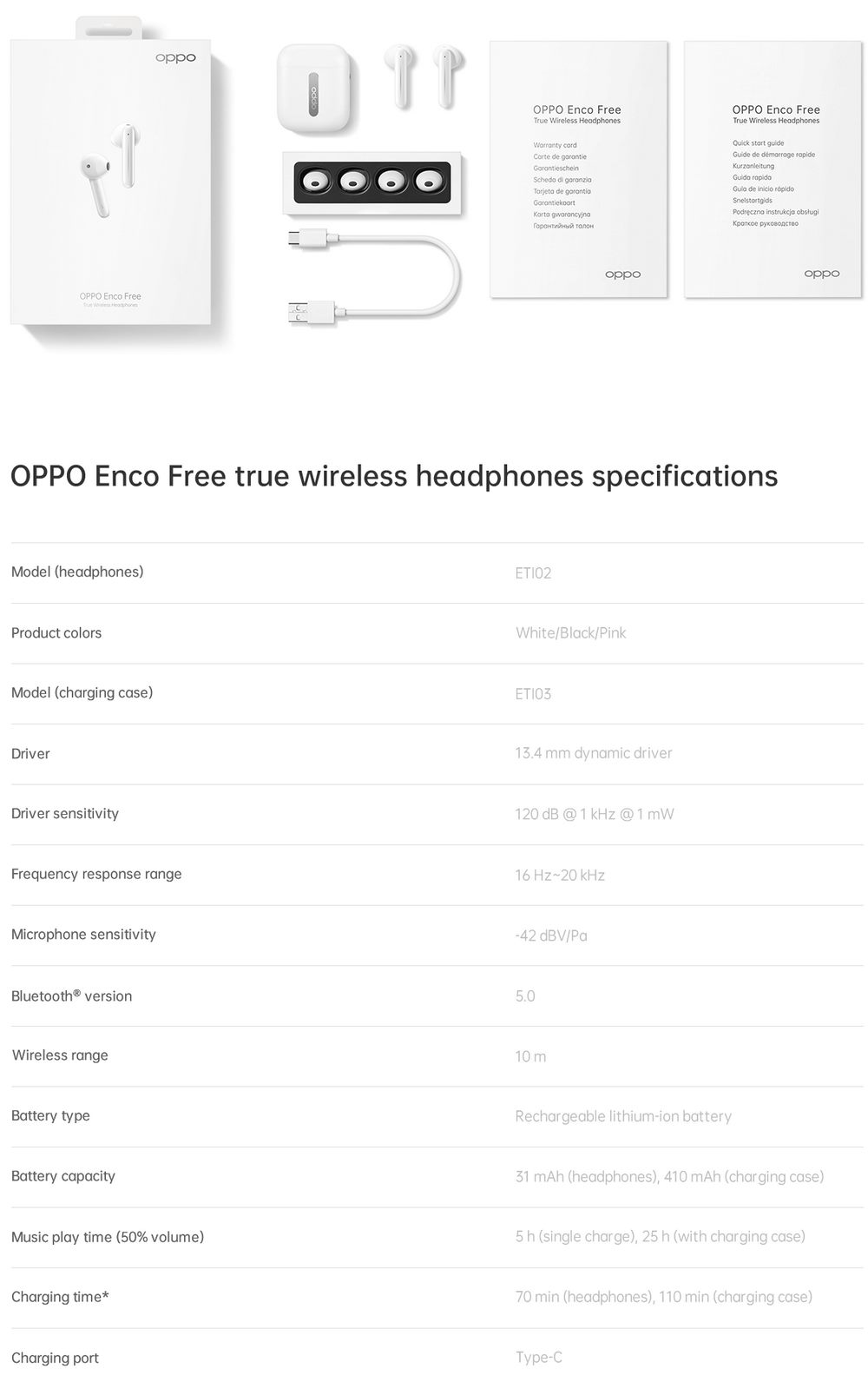 OPPO-ENCO-FREE-TRUE-WIRELESS-HEADPHONE-SPECS