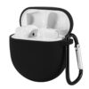 Oneplus-Buds-Earbuds-Fashion-Soft-Cover-Colorful-Portable-Dustproof-and-Waterproof-Protective-Case-Black
