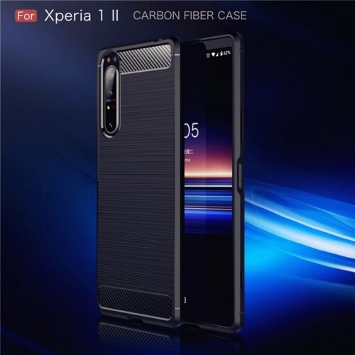 Sony-Xperia-1-II-Case-Silicone-Rugged-Armor-Soft-Cover-Case
