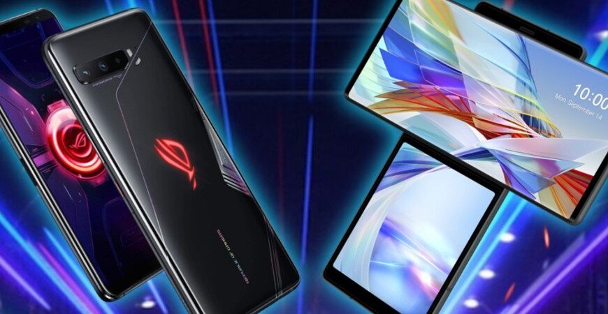 Comparison of LG wing and Asus ROG Phone 3 (Republic of Gamers)