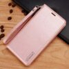 Sony Xperia 1 II Wallet Leather Flip Case by Hanman (ROSE GOLD)