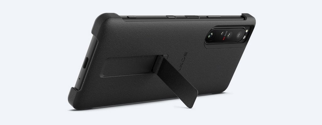 SONY XPERIA 1 III STYLE COVER WITH STAND - BLACK