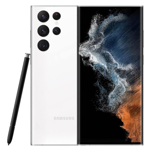 SAMSUNG GALAXY S22 ULTRA - SNAPDRAGON 8 GEN1 - WHITE- ALEZAY KUWAIT