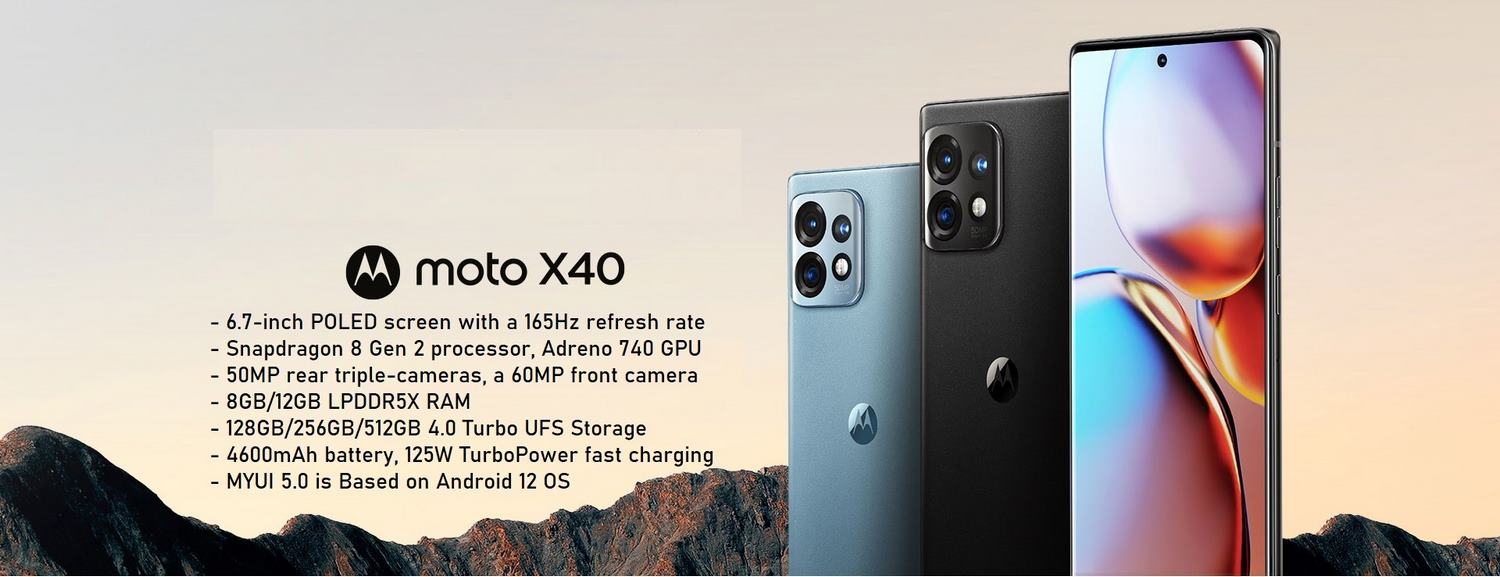 MOTOROLA MOTO X40 - SNAPDRAGON 8 GEN 2 - BANNER