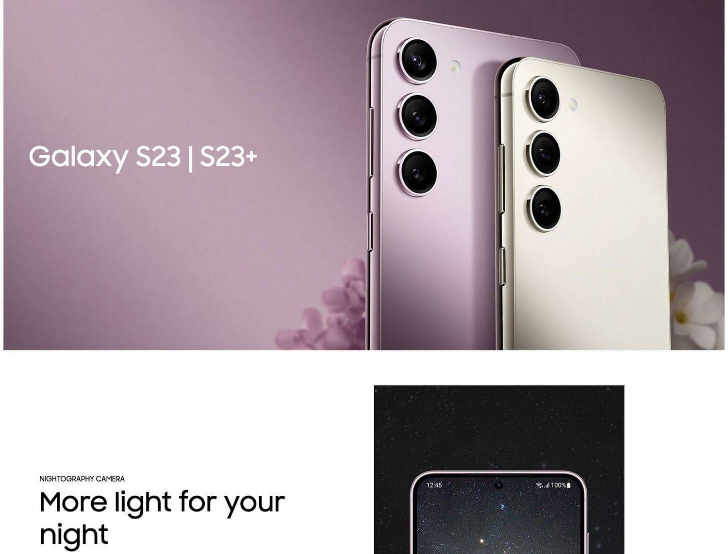 SAMSUNG GALAXY S23 PLUS - BANNER - ALEZAY KUWAIT