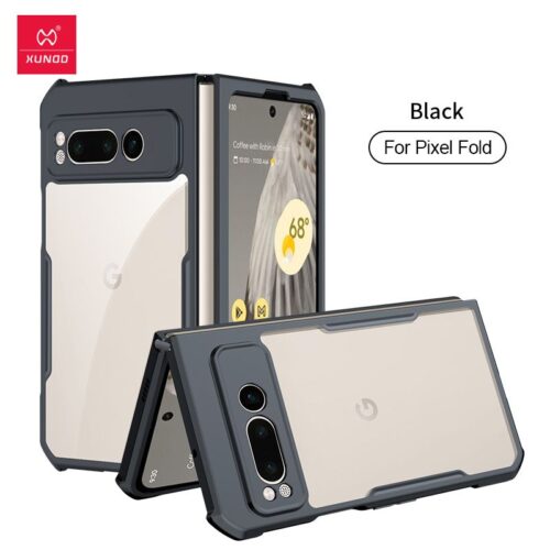 Google Pixel Fold Transparent Bumper Case by XUNDD®️