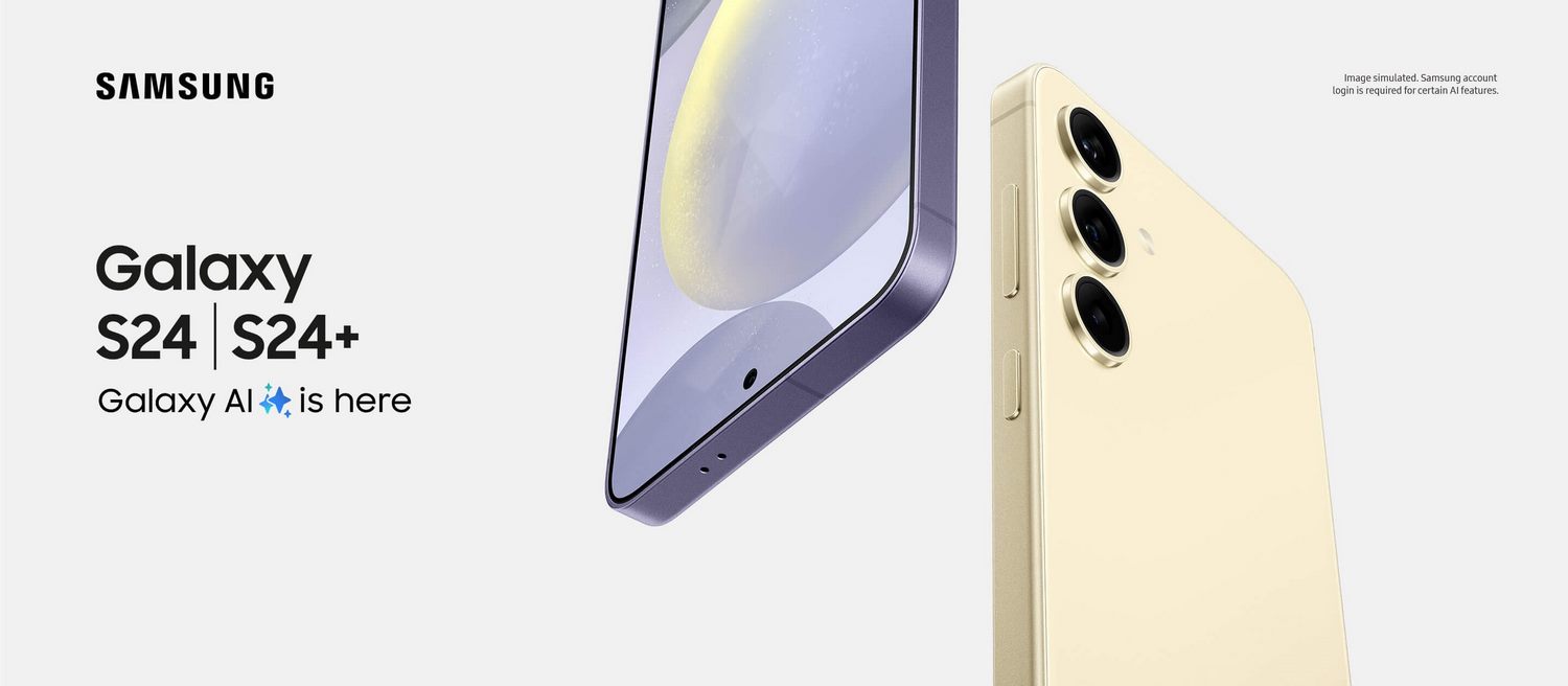 SAMSUNG GALAXY S24+ - SAMSUNG GALAXY S24 - MAIN BANNER - ALEZAY KUWAIT