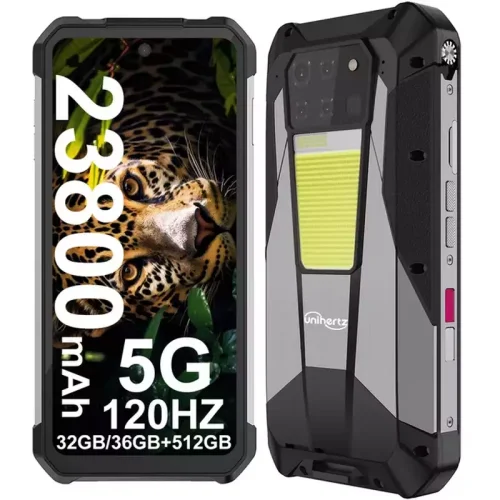 Unihertz 8849 Tank 3 Pro 23800mAh Largest Battery 5G Rugged Smartphone with Built-in Laser Projector - Alezay Kuwait