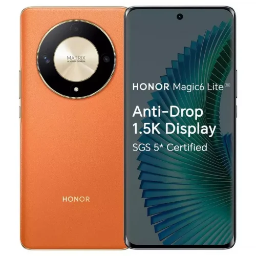 HONOR MAGIC 6 LITE - SUNRISE ORANGE - ALEZAY KUWAIT - HONOR KUWAIT