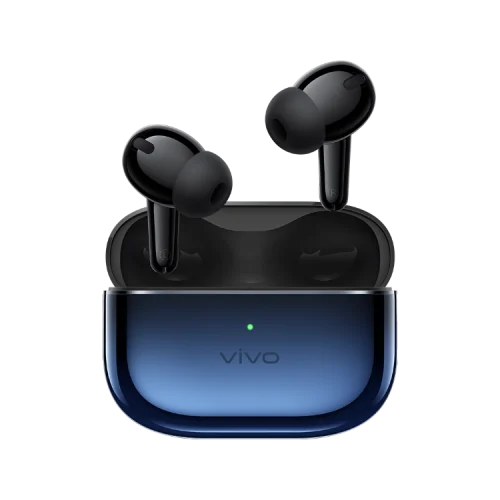 Vivo TWS 4 Hi-Fi Version Wireless Earphone Noise Cancelling Earbuds - Blue - Alezay Kuwait