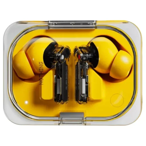 Nothing Ear (a) Wireless Earbuds - Nothing Earbuds with ChatGPT Integration - Yellow - Alezay Kuwait - Nothing Kuwait
