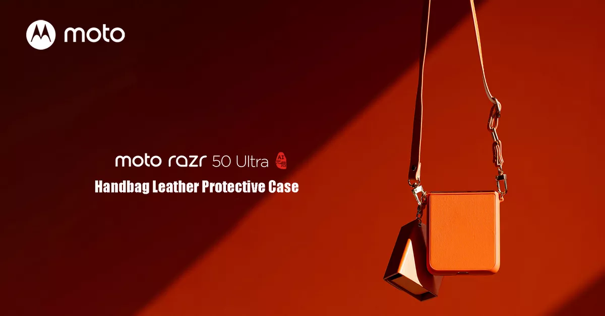 Motorola Razr 50 Ultra Leather Protective Case - Alezay Kuwait