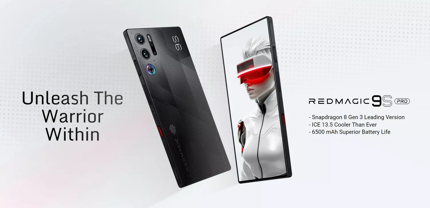 REDMAGIC 9S PRO - SLEET - BANNER - GAMING PHONE - ALEZAY KUWAIT