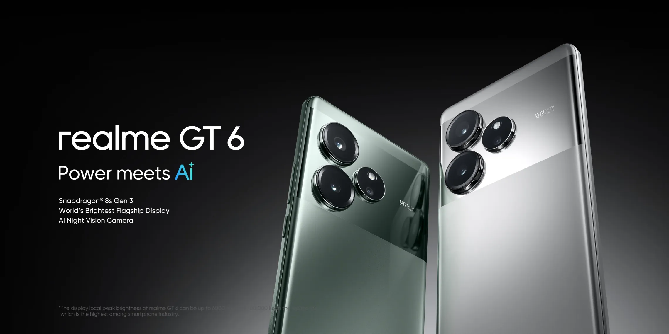 REALME GT 6 5G - MAIN BANNER - ALEZAY KUWAIT