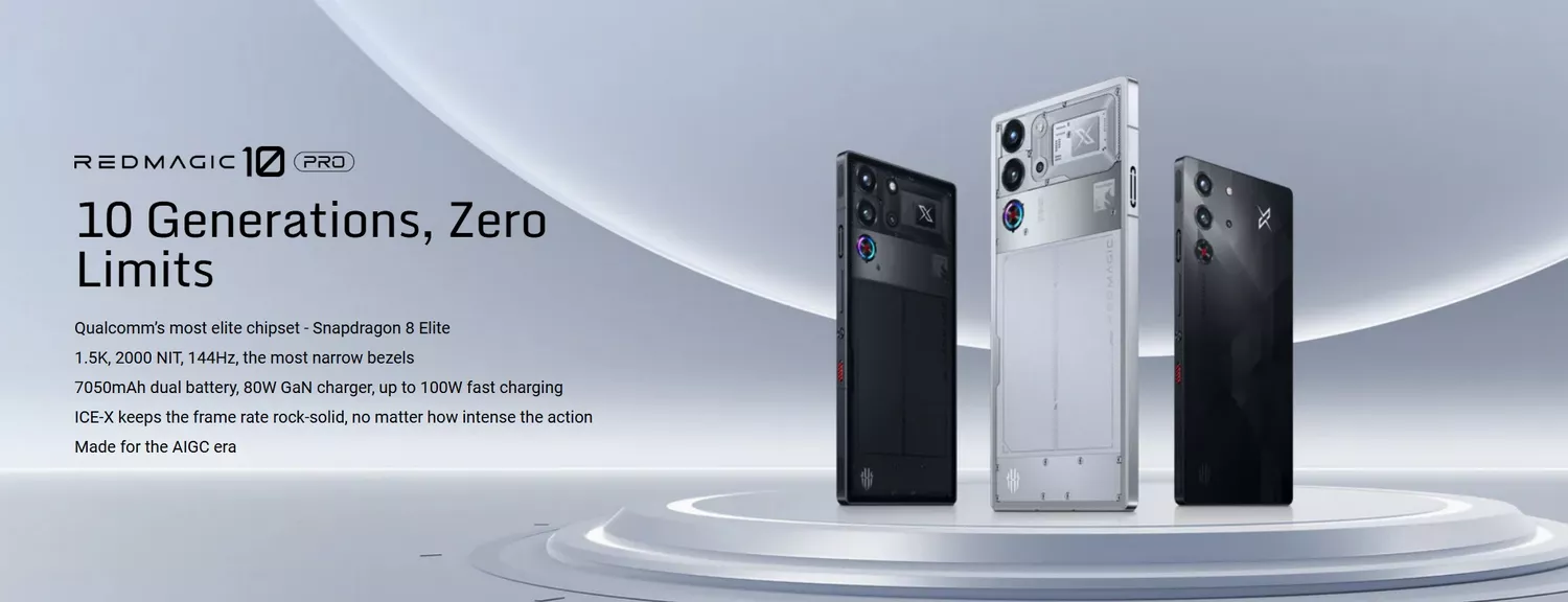 REDMAGIC 10 Pro - Main Features -Snadpdragon 8 Elite - Gaming Mobile Phone - Alezay Kuwait - REDMAGIC Kuwait