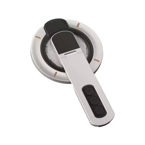 Double-sided Magnetic Phone Holder Ultra-thin 360° Rotatable Multifunctional & Multi-angle Adjustable Phone Holder - White - Alezay Kuwait