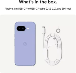 GOOGLE PIXEL 9A - BOX CONTENTS - ALEZAY KUWAIT - GOOGLE KUWAIT