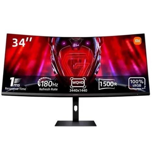Xiaomi Curved Gaming Monitor G34WQi - Alezay Kuwait - Xiaomi Kuwait