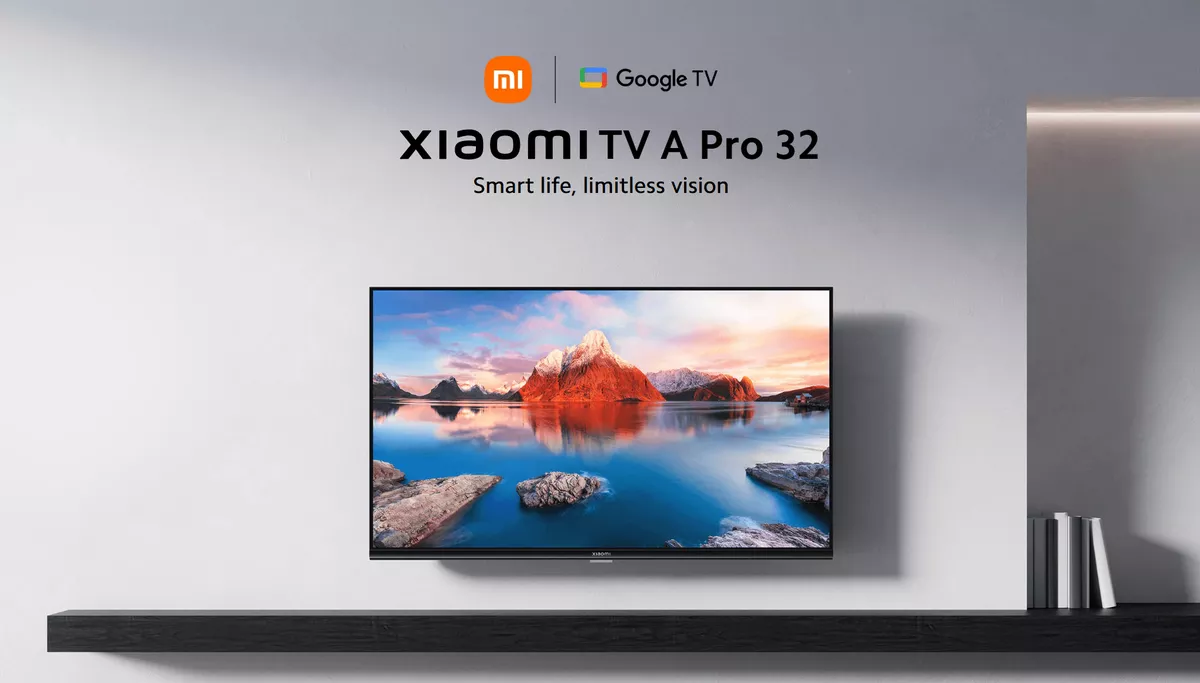 Xiaomi TV A Pro 32 Google Smart Television, 32 Inch HD Smart LED TV, ELA5335GL, Black 1