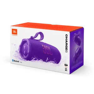 JBL CHARGE 6 Portable Waterproof Speaker with Powerbank - Purple - Alezay Kuwait - JBL Kuwait
