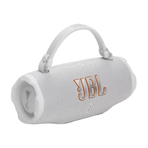 JBL CHARGE 6 Portable Waterproof Speaker with Powerbank - White - Alezay Kuwait - JBL Kuwait