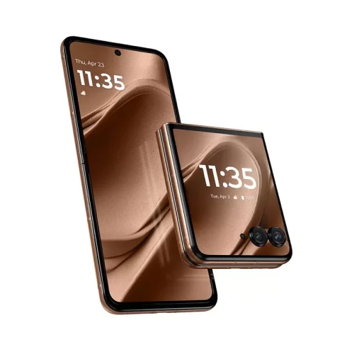 Motorola Razr 50 Ultra Pantone Mocha Mousse - Alezay Kuwait - Motorola Kuwait