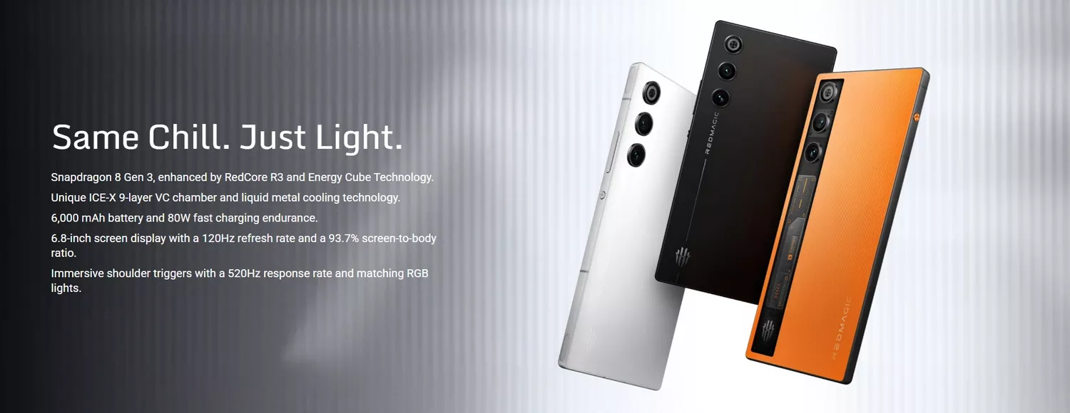 REDMAGIC 10 AIR - MAIN SPECS - ALEZAY KUWAIT - REDMAGIC KUWAIT