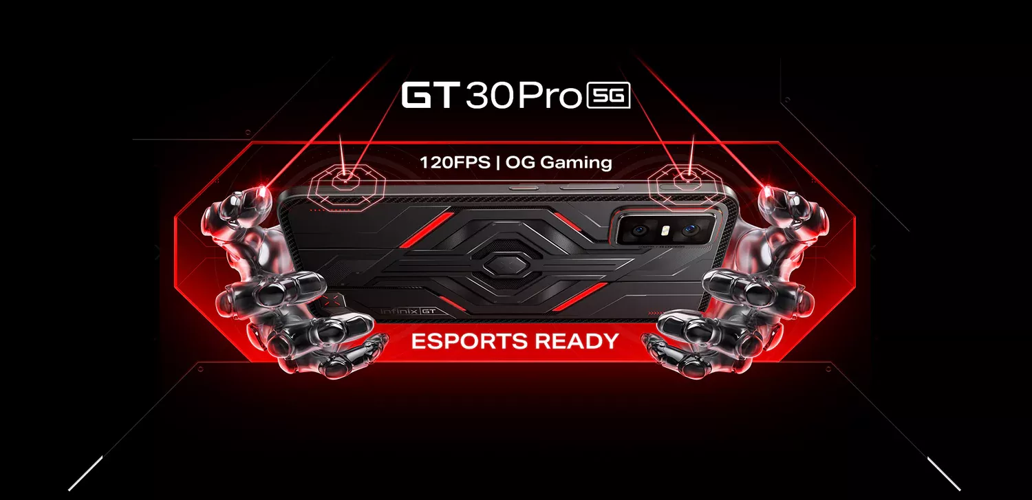 Infinix GT 30 Pro 5G - Banner - Alezay Kuwait - Infinix Kuwait - Gaming Store in Kuwait