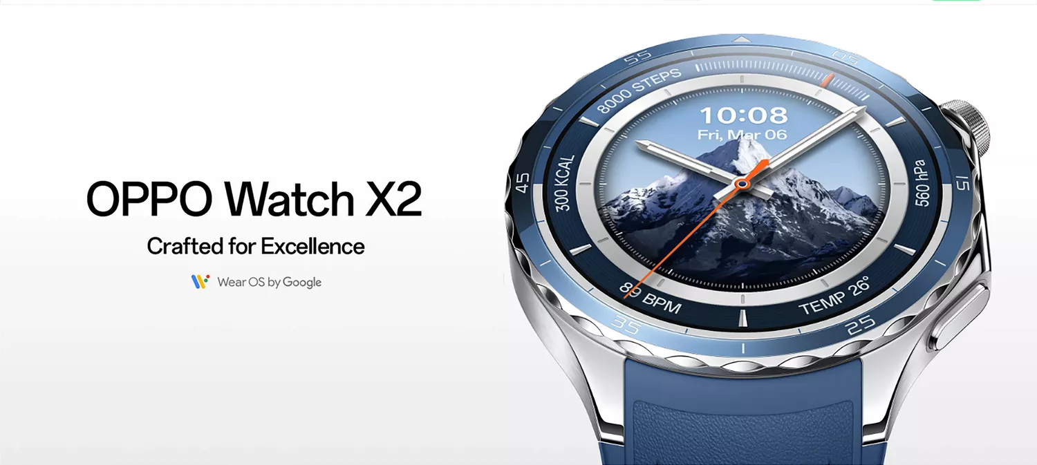 OPPO WATCH X2 SMARTWATCH - BANNER - ALEZAY KUWAIT - OPPO KUWAIT