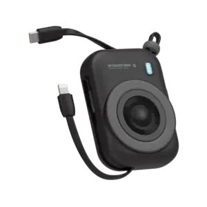PAWA WonderMini 10000mAh Magsafe Powerbank 22.5W with Built-in Bidirectional Charging USB-C and Lightning Cable - PAWA Kuwait - Alezay Kuwait