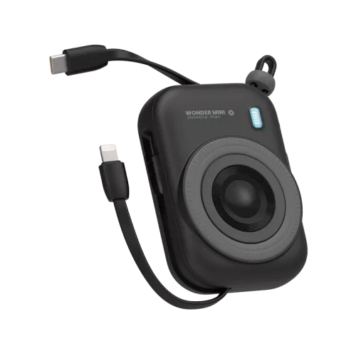PAWA WonderMini 10000mAh Magsafe Powerbank 22.5W with Built-in Bidirectional Charging USB-C and Lightning Cable - PAWA Kuwait - Alezay Kuwait