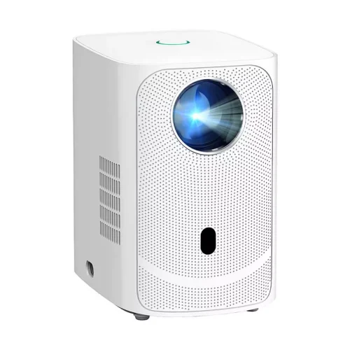 Porodo Mini Projector Wireless Mirroring, Patented Dust-Proof Structure - White - Alezay Kuwait - Porodo Kuwait