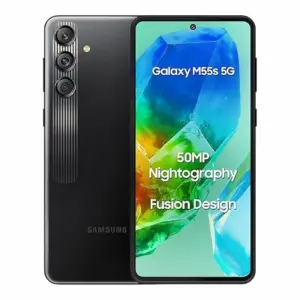 Samsung Galaxy M55s 5G - Thunder Black - Alezay Kuwait - Samsung Kuwait