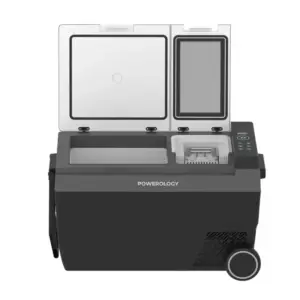 Powerology Portable Outdoor Fridge and Ice Maker - Black - Alezay Kuwait - Powerology Kuwait