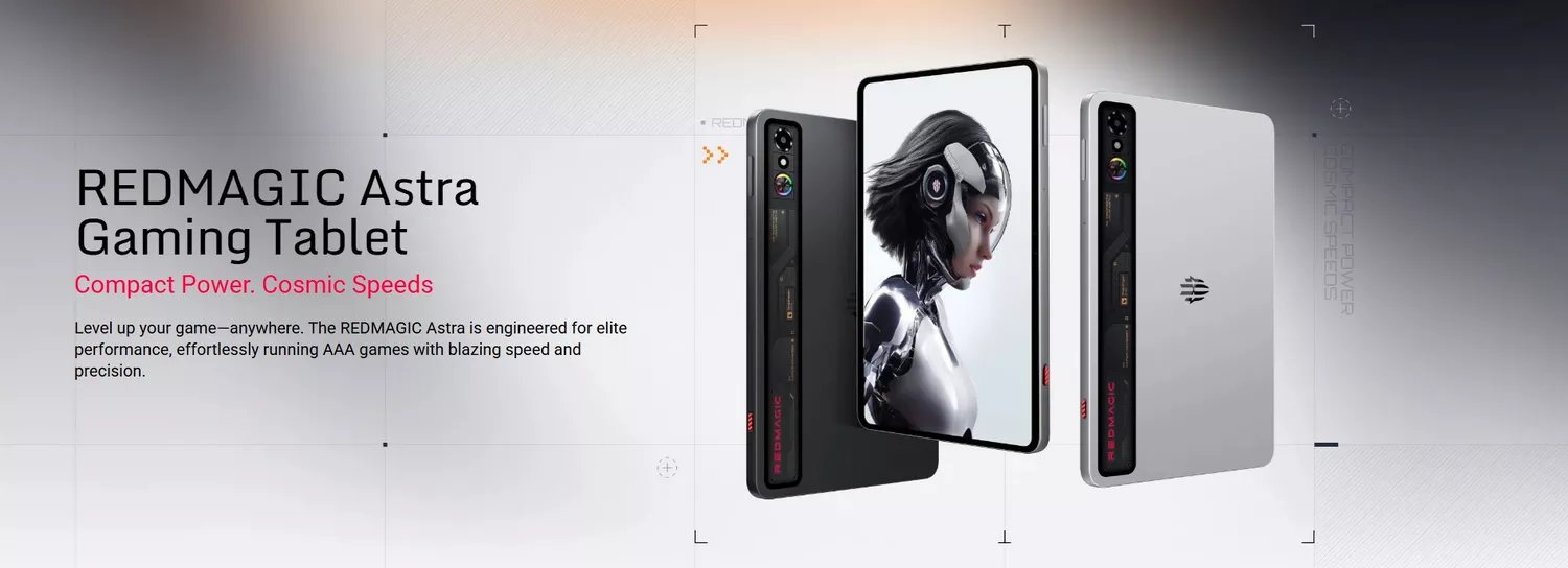 REDMAGIC ASTRA GAMING TABLET - MAIN BANNER - ALEZAY KUWAIT - REDMAGIC KUWAIT