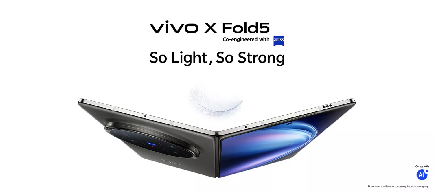 VIVO X FOLD 5 - BANNER - ALEZAY KUWAIT - VIVO KUWAIT