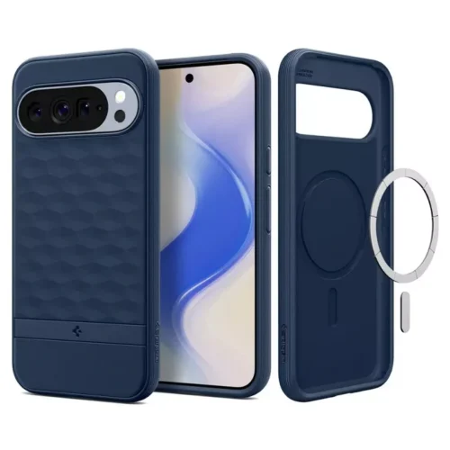 Google Pixel 10 Pro XL Case Parallax Magfit Spigen - Midnight Blue - Alezay Kuwait - Spigen Kuwait