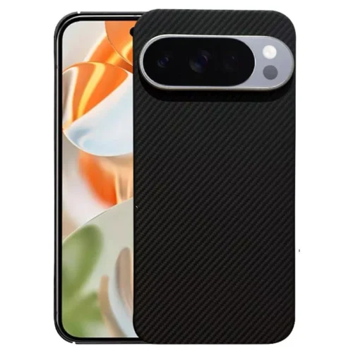 GOOGLE PIXEL 10 PRO ARAMIR CARBON FIBER CASE - GOOGLE PIXEL 10 PRO XL ARAMIR CARBON FIBER CASE - 600D - BLACK