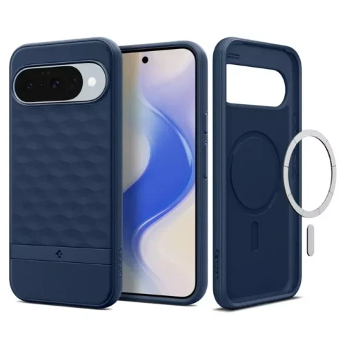 Google Pixel 10 Pro XL Case Parallax Magfit Spigen - Midnight Blue - Alezay Kuwait - Spigen Kuwait