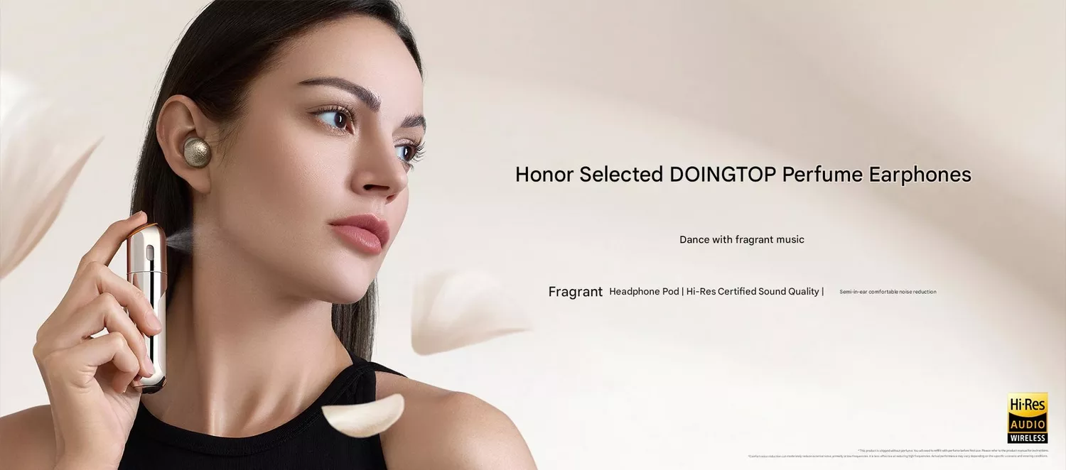 HONOR Choice Perfume Earbuds - Banner - Honor Kuwait - Alezay Kuwait