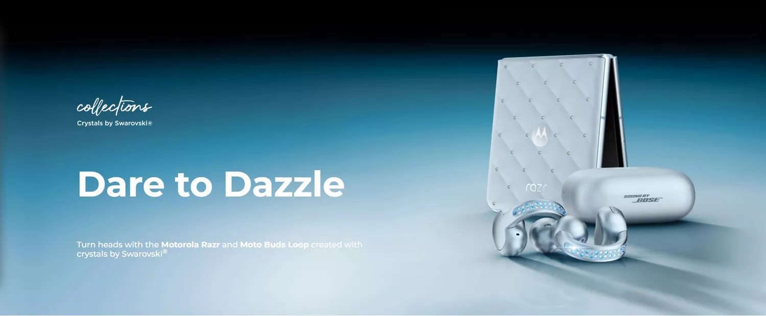 Motorola Razr 60 Swarovski Edition - Banner - Motorola Kuwait - Alezay Kuwait