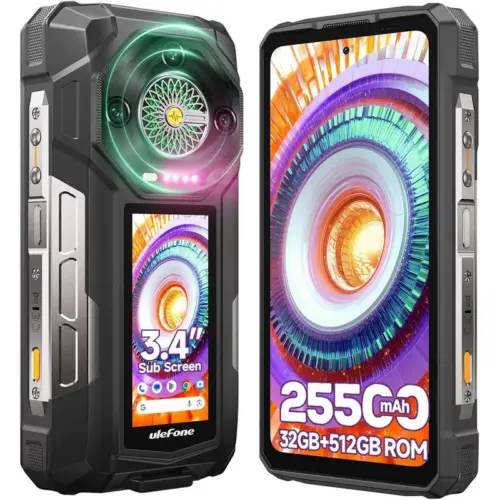 Ulefone Armor 33 Pro 5G 25500mAh Massive Battery with Dual-Screen Rugged Phone - Alezay Kuwait - Ulefone Kuwait