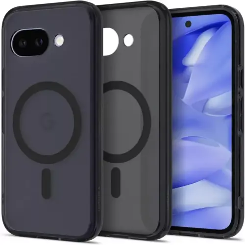 Google Pixel 9a Case Ultra Hybrid Magfit Spigen - Frost Black - Alezay Kuwait - Spigen Kuwait