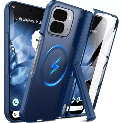 Oneagle Magnetic Case for Google Pixel 10 Pro Fold With Kickstand - Blue - Alezay Kuwait - Google Kuwait